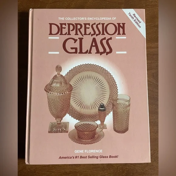 The Collector's Encyclopedia of Depression Glass Gene Florence 10th Ed. Book - Picture 1 of 6